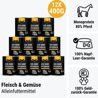 Produktbild von PFERDich Monoprotein Sensitive Pferdefutter für die Verdauung 400g Dose