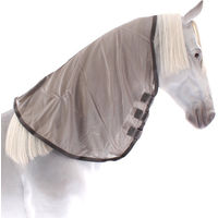 Produktbild von Pfiff Halsteil für Fliegendecke Keep Calm Grau für Ponys aus Polyester