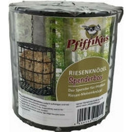 Pfiffikus Riesenmeisenknödel Spenderbox XL Futtersäule aus Metall in Schwarz – Bild 1 von 3