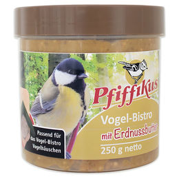 Produktbild von Pfiffikus Vogel-Bistro Erdnussbutter für Wildvögel 250 g - 250 g