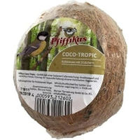 Produktbild von Pfiffikus Wildvogelfutter Kokosnuss mit 3 Löchern