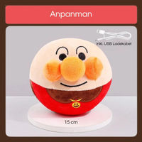 Produktbild von Pfoten-Boutique Anpanman Jumping Ball Interaktives Hundespielzeug aus Plüsch für kleine und mittlere Hunde
