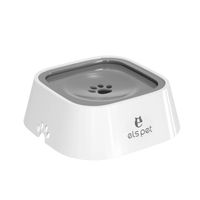 Produktbild von Pfoten-Boutique Anti-Schlapper Hundewassernapf aus Kunststoff grau