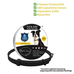 Pfoten-Boutique Halsband Zecken- und Flohschutz für Hunde in Schwarz – Bild 1 von 1