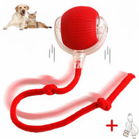 Produktbild von Pfoten-Boutique Intelligenter Katzenball mit 3 Modi und Sensorik in Rot