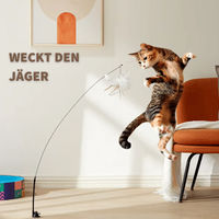 Produktbild von Pfoten-Boutique Katzenabenteuer Interaktives Elektrisches Katzenspielzeug mit Saugnapf