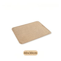 Produktbild von Pfoten-Boutique Kratzmatte aus Naturmaterial als Möbelschutz für Katzen Beige 40x30cm