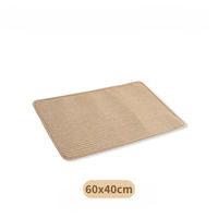 Produktbild von Pfoten-Boutique Kratzmatte aus Naturmaterial als Möbelschutz für Katzen Beige 60x40cm