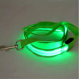 Pfoten-Boutique LED Hundeleine aus Nylon wiederaufladbar 120 cm grün – Bild 1 von 1
