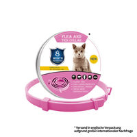 Produktbild von Pfoten-Boutique Zecken Stopp Halsband für Katzen in Rosa zum Schutz vor Zecken und Flöhen