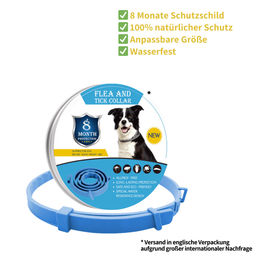 Pfoten-Boutique Zecken Stopp Halsband gegen Zecken und Flöhe für Hunde in Blau – Bild 1 von 1