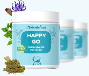 Pfotenkraut HAPPY-GO Gelenk-Kräuter Supplement für Senioren 200g - 200 g – Bild 1 von 3