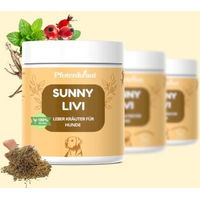 Produktbild von Pfotenkraut Leber Kräuter Pulver für Hunde und Katzen ohne tierisches Protein 200g - 200 g