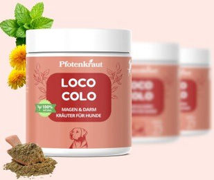 Pfotenkraut LOCO-COLO Kräuter für Magen-Darm und Verdauung 200g ohne tierisches Protein - 200 g – Bild 1 von 3