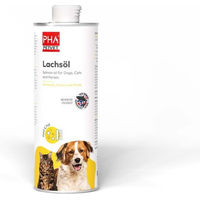 Produktbild von PHA Lachsöl Ergänzungsfutter für Haut Fell und Immunsystem 1000ml