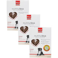 Produktbild von PHA MultiVitalStick Funktionssnack für Hunde mit Vitaminen zur Immunstärkung und Unterstützung von Gelenken und Knochen ohne Zucker
