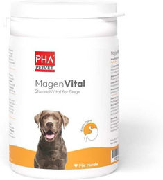 Produktbild von PHA PetVet Magen Vital Pulver für Hunde zur Unterstützung der Magen-Darm-Verdauung 200g