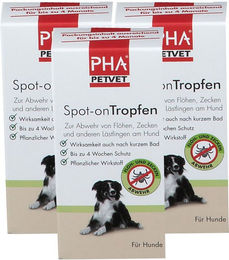 Produktbild von PHA Spot-on Tropfen gegen Flöhe und Zecken für Hunde aller Größen