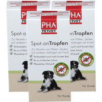 Produktbild von PHA Spot-on Tropfen gegen Flöhe und Zecken für Hunde aller Größen