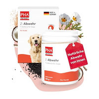Produktbild von PHA Z-Abwehr Hund Immunstärkung Pulver mit Schwarzkümmel, Zistrose, Bierhefe und Kokos 130g