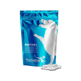 Produktbild von PharmaDog Biotine Haut-Fell-Supplement mit Vitaminen 90 Kapseln