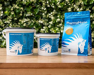 PharmaHorse Vitamin E+ Pulver zur Unterstützung von Immunsystem und Gelenken für Pferde 3000 Gramm – Bild 1 von 3