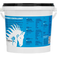 Produktbild von PharmaHorse Vitamine E Excellent Pferd Nahrungsergänzung mit Selen für Immunsystem und Gelenke 1000 g