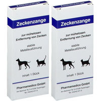 Produktbild von Pharmamedico Zeckenzange aus Metall für alle Größen