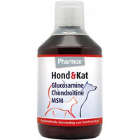 Produktbild von Pharmox Glucosamin HK Gelenk-Supplement für Hunde und Katzen mit Chondroitin und MSM 500 ml