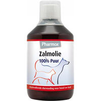 Produktbild von Pharmox Lachsöl zur Unterstützung von Haut und Fell für Hunde und Katzen 425 ml