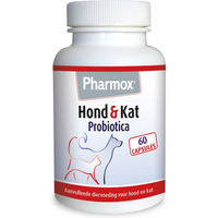 Produktbild von Pharmox Probiotika für Hund und Katze zur Unterstützung der Magen-Darm-Verdauung 60 Kapseln