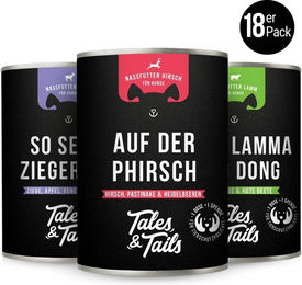 PHirsch 3er Mixpaket Nassfutter für Hunde mit Hirsch, Lamm und Ziege getreidefrei und ohne Zucker 3x 400g – Bild 1 von 1