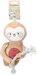 Phoebe Flamingo Plüschspielzeug für Welpen mit Seil Braun – Bild 1 von 2