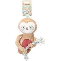 Produktbild von Phoebe Flamingo Plüschspielzeug für Welpen mit Seil Braun