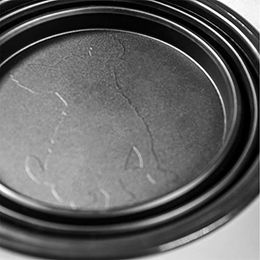 PhoneNatic Faltbarer Silikon-Reisenapf für Hunde und Katzen mit Karabiner Schwarz 350ml – Bild 1 von 5