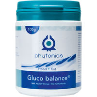 Produktbild von Phytonics Gluco Balance Nahrungsergänzung für Hunde und Katzen 100 g