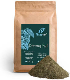 Produktbild von Phytovet Hund Dermaphyt Top Shine Coat Haut-Fell-Supplement Pulver 1000g
