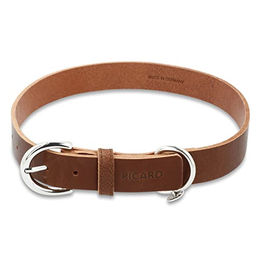 Picard Hundehalsband Strolch aus Echtleder Braun Größe L – Bild 1 von 3