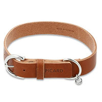 Produktbild von Picard Hundehalsband Strolch aus Echtleder für Hunde in Braun Größe M