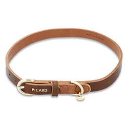 Picard Hundehalsband Susi aus Echtleder in Braun Größe M - 1 Stk. – Bild 1 von 3