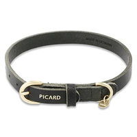 Produktbild von Picard Hundehalsband SUSI aus Echtleder Schwarz Größe S für kleine Hunde
