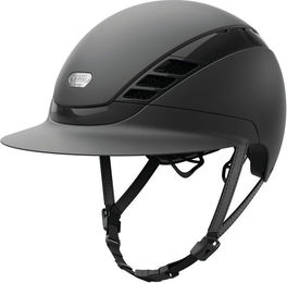 Pikeur ABUS AirLuxe Pure Reithelm mit langem Visier Schwarz Größe M – Bild 1 von 6