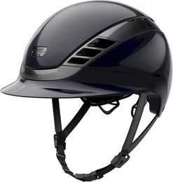 Pikeur ABUS AirLuxe Reithelm Shiny Midnight Blue Größe S – Bild 1 von 13