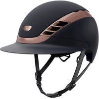 Produktbild von Pikeur Abus AirLuxe Supreme Reithelm Unisex Midnight Blue Rosé Gold Größe M