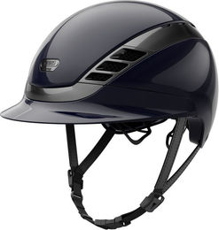 Pikeur AirLuxe Chrome Reithelm Shiny Midnight Blue Größe L – Bild 1 von 9