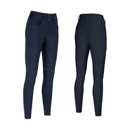 Pikeur Amia Full Grip Reithose Damen aus Tech-Jersey-Funktionsstoff Blau Größe 42 – Bild 1 von 4