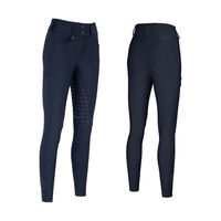 Produktbild von Pikeur Amia Full Grip Reithose Damen aus Tech-Jersey-Funktionsstoff Blau Größe 42
