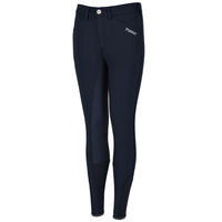 Produktbild von Pikeur Braddy Softshell Reithose für Kinder mit Fleece-Winterfutter und Vollgrip in Blau Größe 152