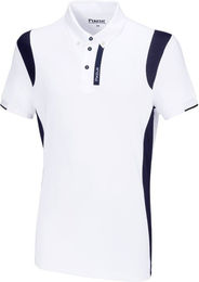 Pikeur Competition Turniershirt für Herren in White/Navy Größe 40 – Bild 1 von 2