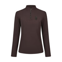 Produktbild von Pikeur Damen Funktionsshirt Selection HW 26 Zip Rip Chocolate Brown Größe 42